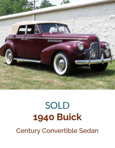 Buick Century Convertible Sedan 1940