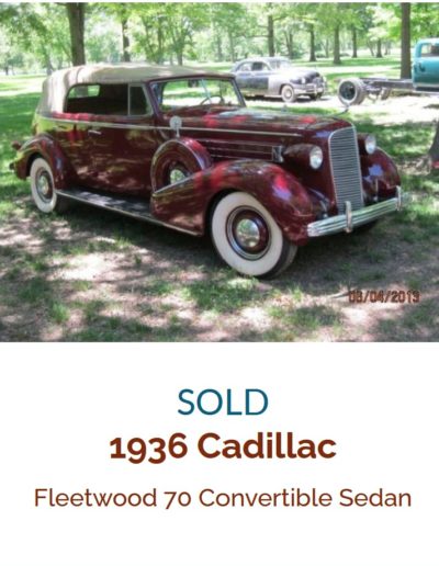 Cadillac Fleetwood 70 Convertible Sedan 1936