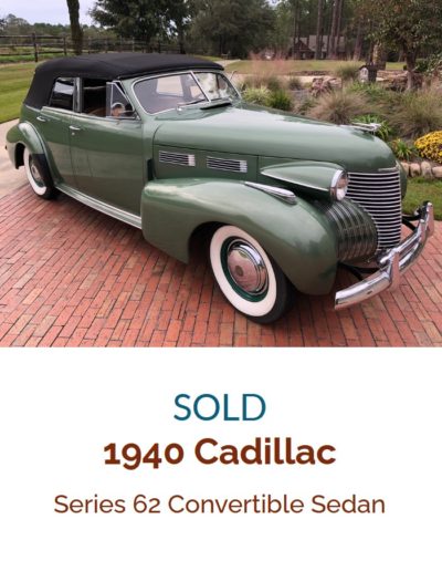 Cadillac Series 62 Convertible Sedan 1940