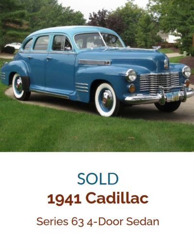 Cadillac Series 63 4-Door Sedan 1941