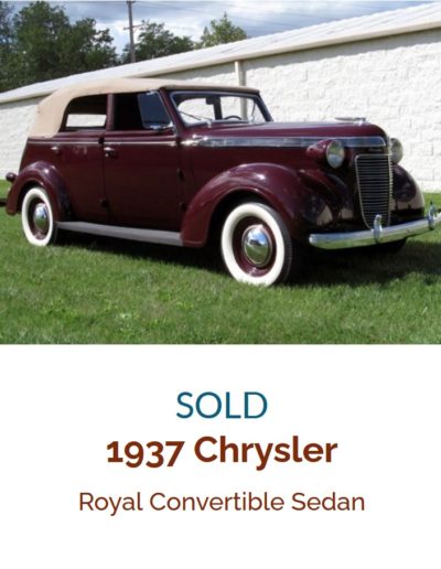 Chrysler Royal Convertible Sedan 1937