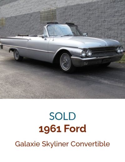 Ford Galaxie Skyliner Convertible 1961