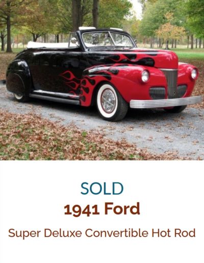 Ford Super Deluxe Convertible Hot Rod 1941