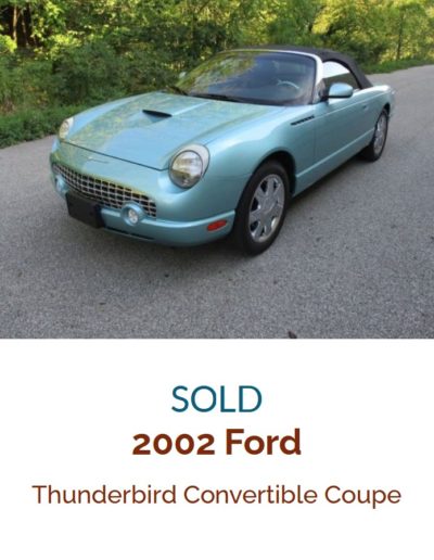 Ford Thunderbird Convertible Coupe 2002