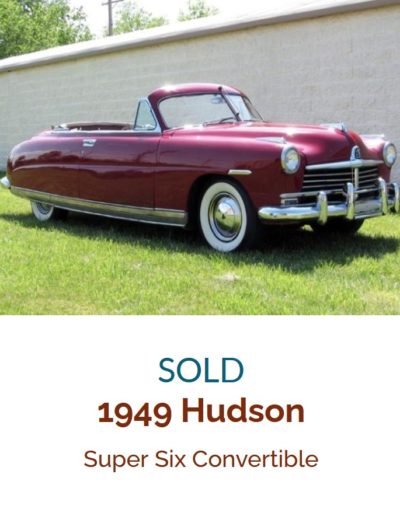 Hudson Super Six Convertible 1949
