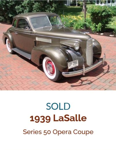 LaSalle Series 50 Opera Coupe 1939