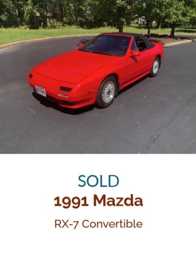 Mazda RX-7 Convertible 1991