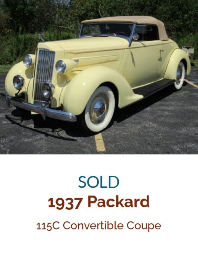 Packard 115C Convertible Coupe 1937