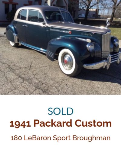 Packard Custom 180 LeBaron Sport Broughman 1941