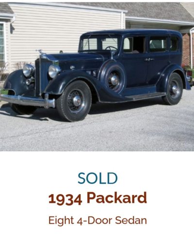 Packard Eight 4-Door Sedan 1934