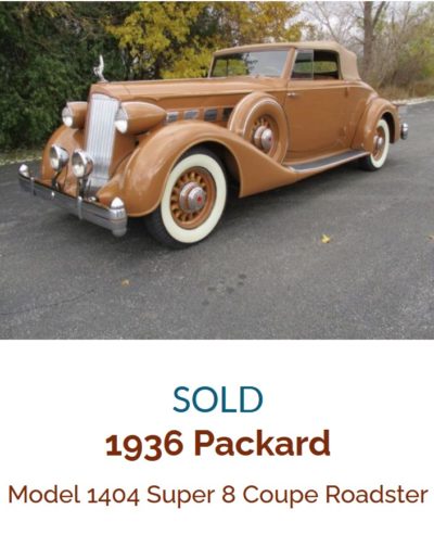 Packard Model 1404 Super 8 Coupe Roadster 1936