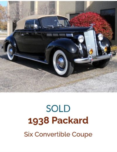 Packard Six Convertible Coupe 1938