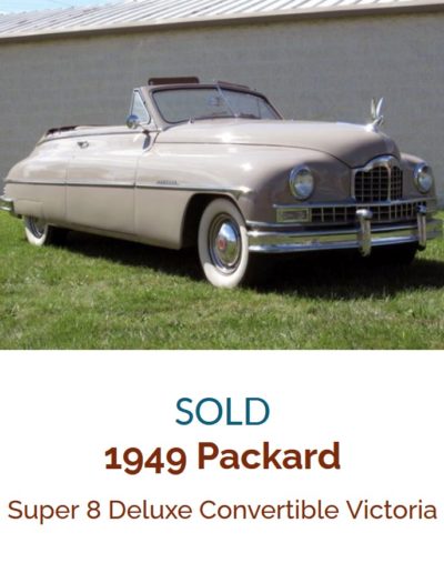 Packard Super 8 Deluxe Convertible Victoria 1949