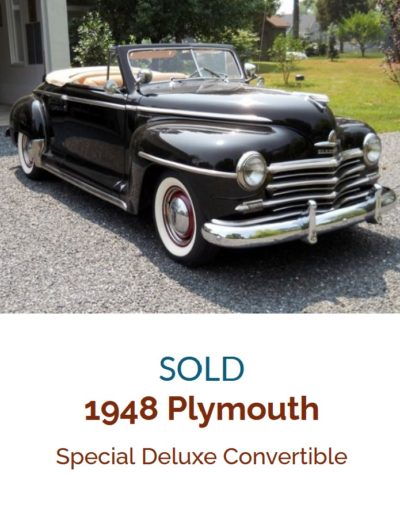 Plymouth Special Deluxe Convertible 1948