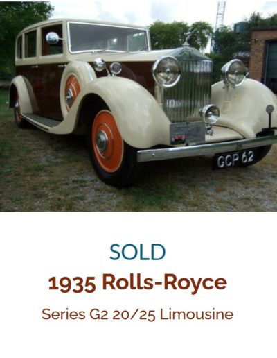 Rolls-Royce Series G2 20-25 Limousine 1935