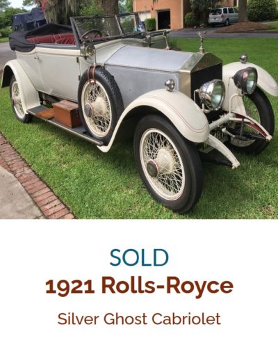 1921 Rolls-Royce Silver Ghost Cabriolet