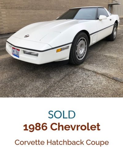 1986 Chevrolet Corvette Hatchback Coupe