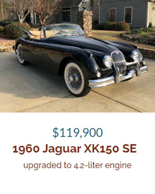 1960 Jaguar XK150 SE