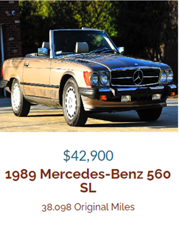1989 Mercedes Benz new price